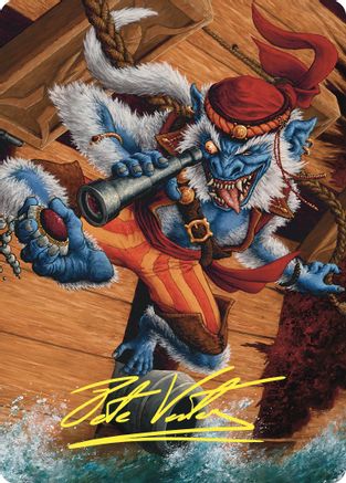 Treasure Nabber Art Card (Gold-Stamped Signature)  (ASCMM-040) - [Art Series: Commander Masters]