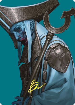 Mikaeus, the Unhallowed Art Card (Gold-Stamped Signature)  (ASCMM-054) - [Art Series: Commander Masters]