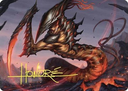 Blade Sliver Art Card (Gold-Stamped Signature)  (ASCMM-078) - [Art Series: Commander Masters]