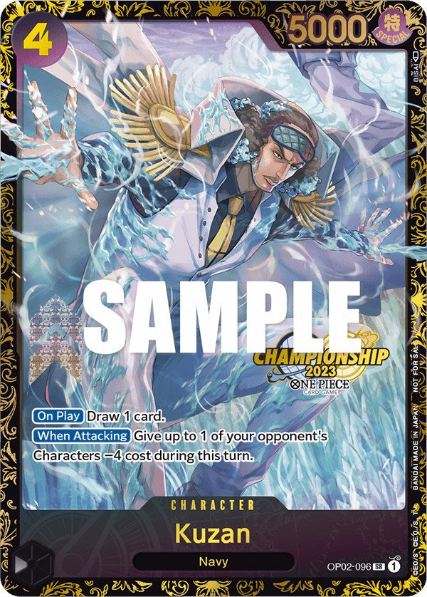Kuzan (Championship 2023) (OP02-096) - [One Piece Promotion Cards] Foil - Trinity Hobby