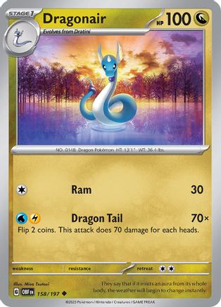 Dragonair (158/197) [Scarlet & Violet: Obsidian Flames] - Trinity Hobby