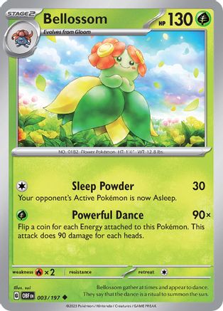 Bellossom (003/197) [Scarlet & Violet: Obsidian Flames] - Trinity Hobby