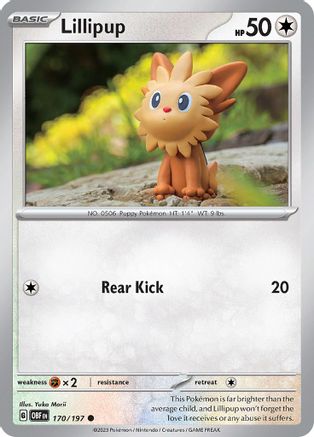Lillipup (170/197) [Scarlet & Violet: Obsidian Flames] - Trinity Hobby