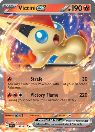 Victini ex (033/197) [Scarlet & Violet: Obsidian Flames] - Trinity Hobby