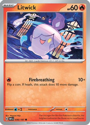 Litwick (036/197) [Scarlet & Violet: Obsidian Flames] - Trinity Hobby
