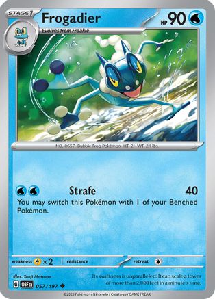 Frogadier (057/197) [Scarlet & Violet: Obsidian Flames] - Trinity Hobby