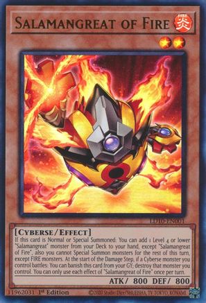 Salamangreat of Fire [LD10-EN001] Ultra Rare - Trinity Hobby