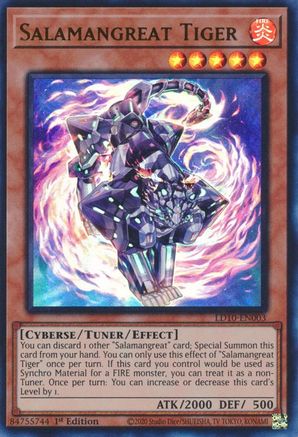 Salamangreat Tiger [LD10-EN003] Ultra Rare - Trinity Hobby