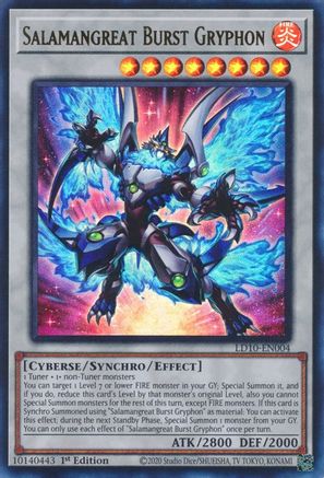 Salamangreat Burst Gryphon [LD10-EN004] Ultra Rare - Trinity Hobby