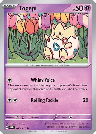 Togepi (083/197) [Scarlet & Violet: Obsidian Flames] - Trinity Hobby