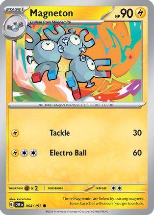 Magneton (064/197) [Scarlet & Violet: Obsidian Flames] - Trinity Hobby