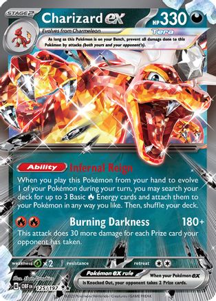 Charizard ex (125/197) [Scarlet & Violet: Obsidian Flames] - Trinity Hobby