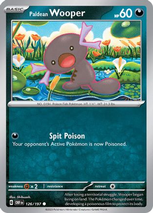 Paldean Wooper (126/197) [Scarlet & Violet: Obsidian Flames] - Trinity Hobby