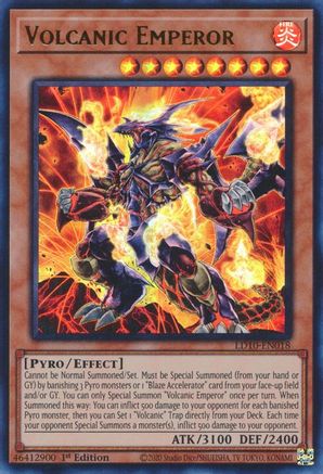 Volcanic Emperor [LD10-EN018] Ultra Rare - Trinity Hobby