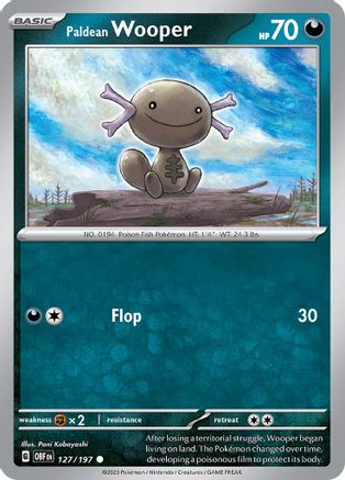 Paldean Wooper (127/197) [Scarlet & Violet: Obsidian Flames] - Trinity Hobby
