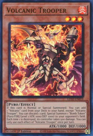 Volcanic Trooper [LD10-EN019] Ultra Rare - Trinity Hobby
