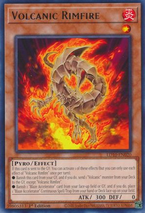 Volcanic Rimfire [LD10-EN020] Rare - Trinity Hobby