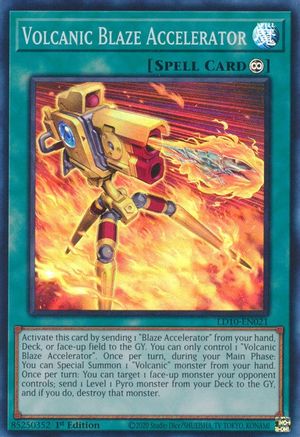 Volcanic Blaze Accelerator [LD10-EN021] Super Rare - Trinity Hobby