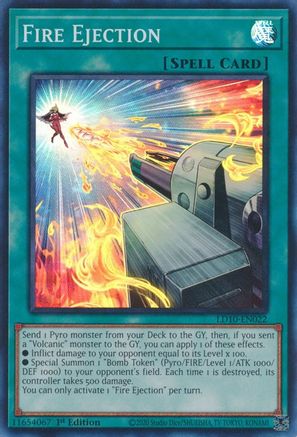 Fire Ejection [LD10-EN022] Super Rare - Trinity Hobby