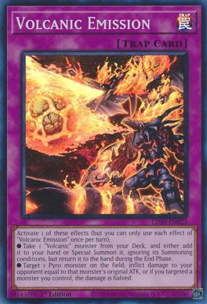 Volcanic Emission [LD10-EN023] Super Rare - Trinity Hobby