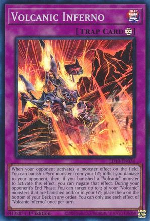 Volcanic Inferno [LD10-EN024] Super Rare - Trinity Hobby