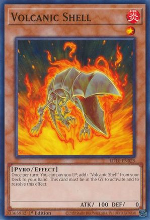 Volcanic Shell [LD10-EN025] Common - Trinity Hobby