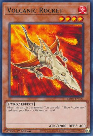 Volcanic Rocket [LD10-EN027] Rare - Trinity Hobby