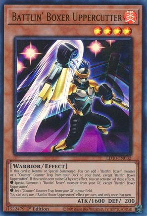 Battlin' Boxer Uppercutter [LD10-EN032] Ultra Rare - Trinity Hobby
