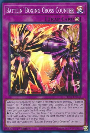 Battlin' Boxing Cross Counter [LD10-EN038] Super Rare - Trinity Hobby