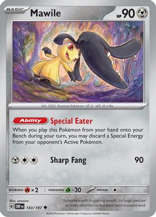 Mawile (143/197) [Scarlet & Violet: Obsidian Flames] - Trinity Hobby