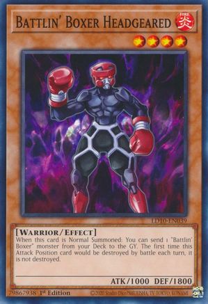 Battlin' Boxer Headgeared [LD10-EN039] Common - Trinity Hobby