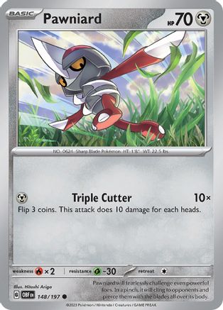 Pawniard (148/197) [Scarlet & Violet: Obsidian Flames] - Trinity Hobby