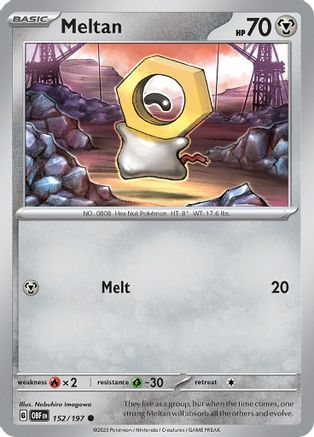 Meltan (152/197) [Scarlet & Violet: Obsidian Flames] - Trinity Hobby