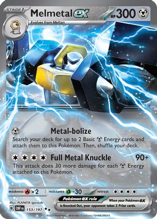 Melmetal ex (153/197) [Scarlet & Violet: Obsidian Flames] - Trinity Hobby