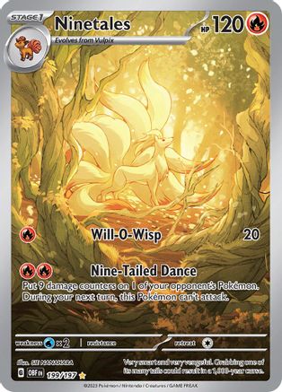 Ninetales (199/197) [Scarlet & Violet: Obsidian Flames] - Trinity Hobby