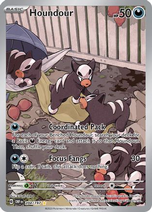 Houndour (204/197) [Scarlet & Violet: Obsidian Flames] - Trinity Hobby