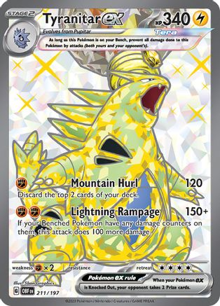 Tyranitar ex (211/197) [Scarlet & Violet: Obsidian Flames] - Trinity Hobby