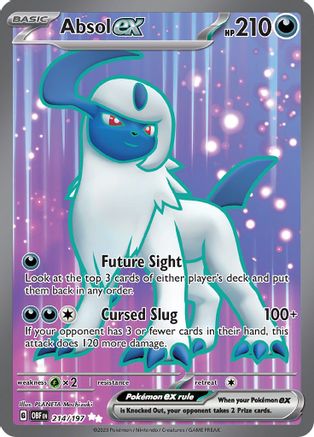 Absol ex (214/197) [Scarlet & Violet: Obsidian Flames] - Trinity Hobby