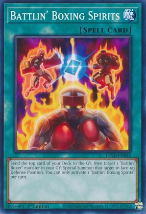 Battlin' Boxing Spirits [LD10-EN045] Common - Trinity Hobby