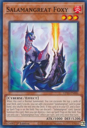 Salamangreat Foxy [LD10-EN046] Common - Trinity Hobby