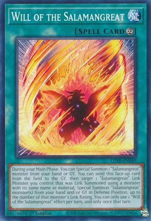 Will of the Salamangreat [LD10-EN049] Common - Trinity Hobby