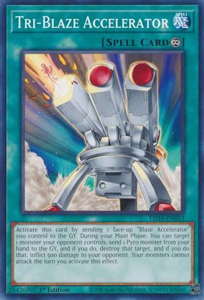 Tri-Blaze Accelerator [LD10-EN053] Common - Trinity Hobby