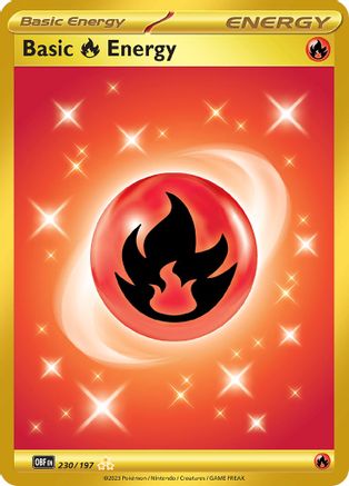 Basic Fire Energy (230/197) [Scarlet & Violet: Obsidian Flames] - Trinity Hobby