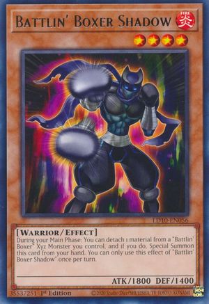 Battlin' Boxer Shadow [LD10-EN056] Rare - Trinity Hobby