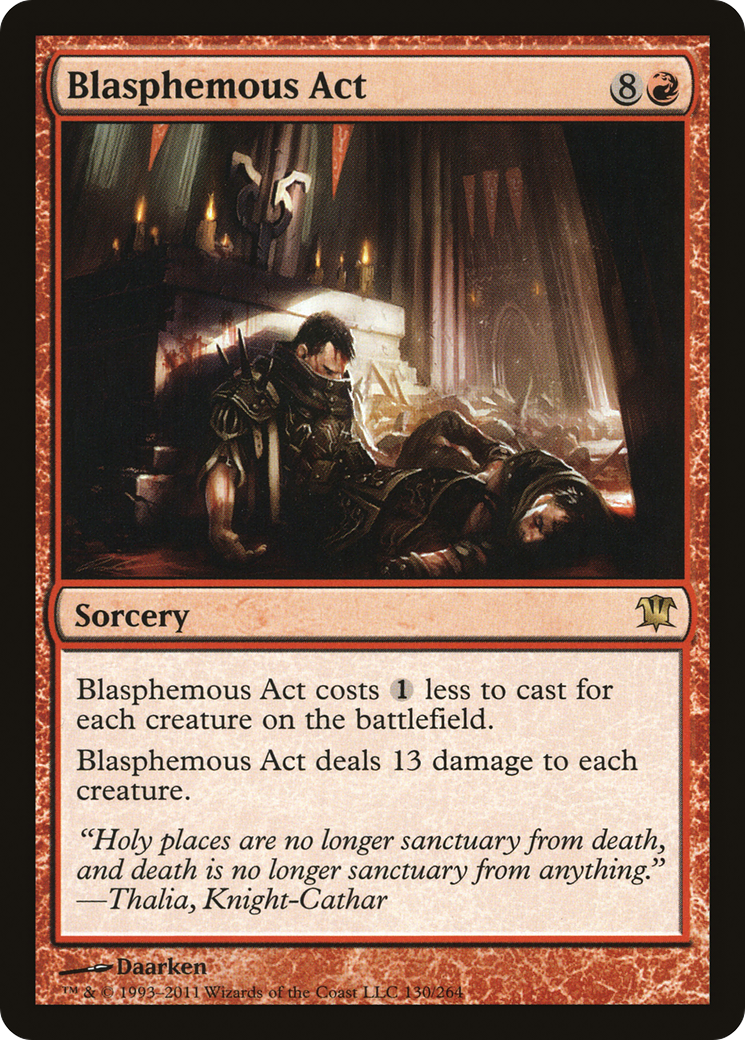Blasphemous Act [Innistrad] - Trinity Hobby