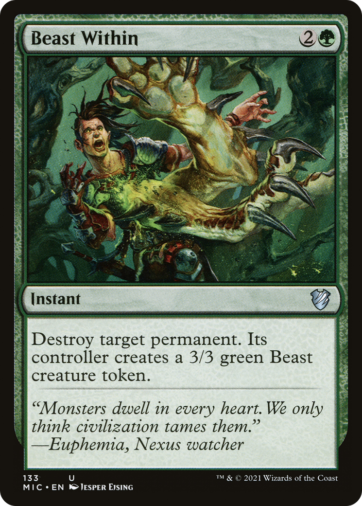 Beast Within [Innistrad: Midnight Hunt Commander] - Trinity Hobby