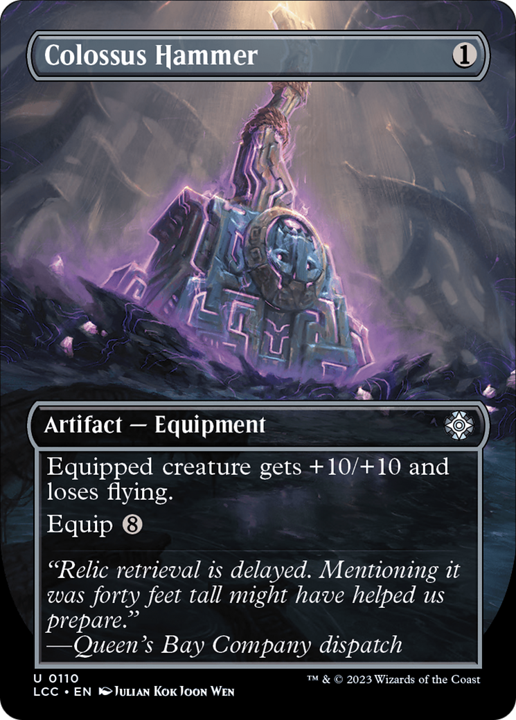 Colossus Hammer (Borderless) [The Lost Caverns of Ixalan Commander] - Trinity Hobby