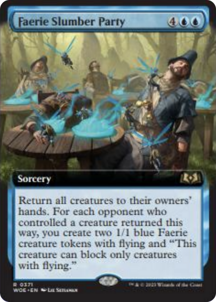 Faerie Slumber Party (Extended Art) [Wilds of Eldraine] - Trinity Hobby