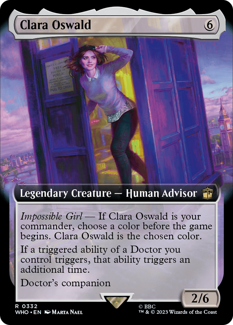Clara Oswald (Extended Art) [Doctor Who] - Trinity Hobby