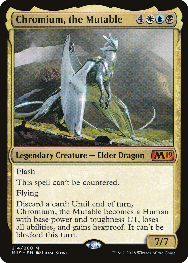Chromium, the Mutable [Core Set 2019] - Trinity Hobby